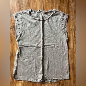 Boutique sleeveless top with studs